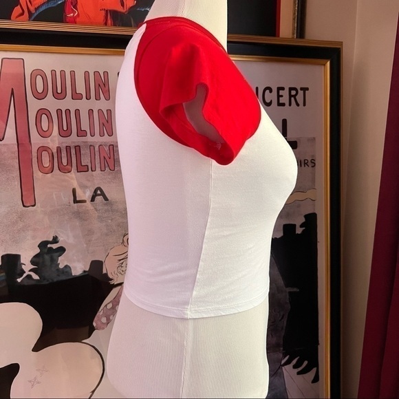 Spill The Tea London: Devil Child Fire Ice Cream Cone Crop Top Size M - Picture 4 of 9